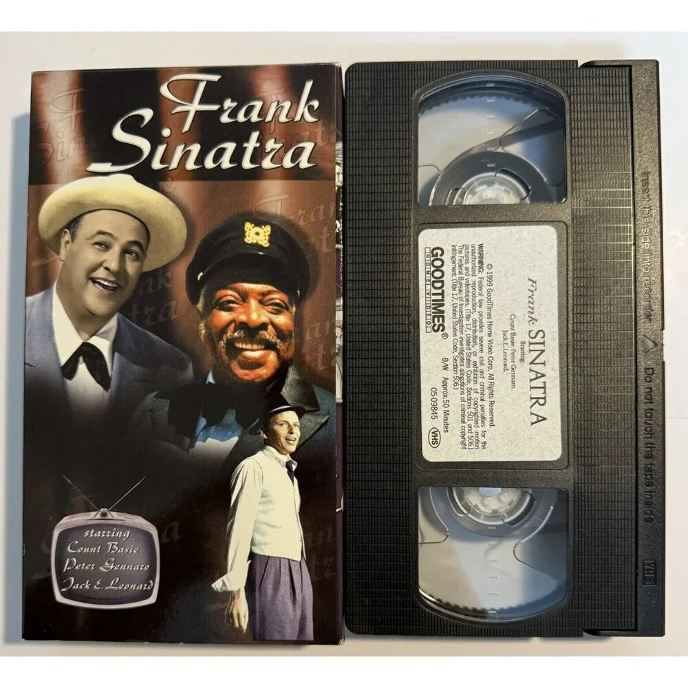 Frank Sinatra VHS Collector Series – 5‑Tape Set – Ol’ Blue Eyes – Very Good